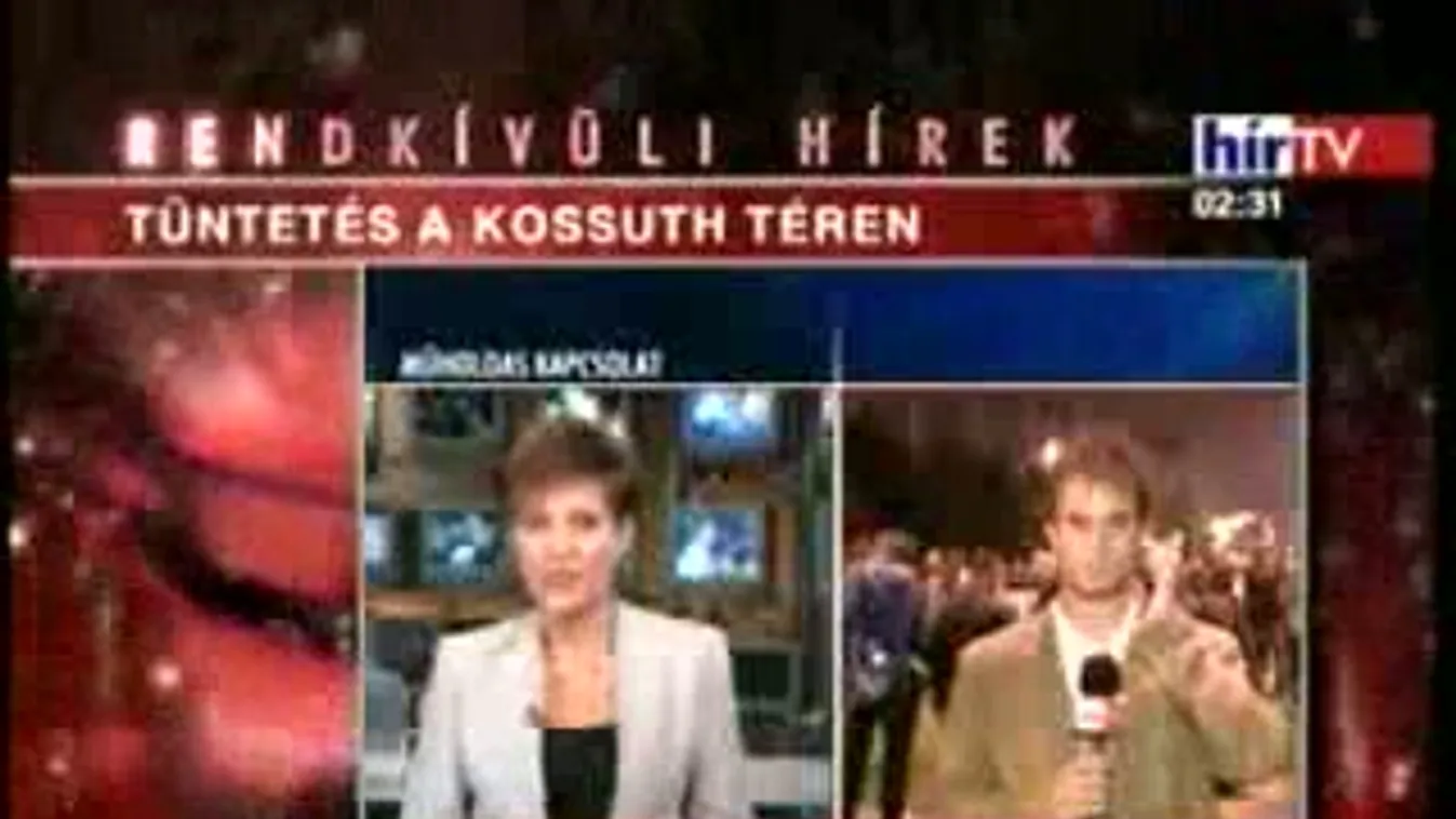 Kossuth téri demonstáció szeptember 18 2.30