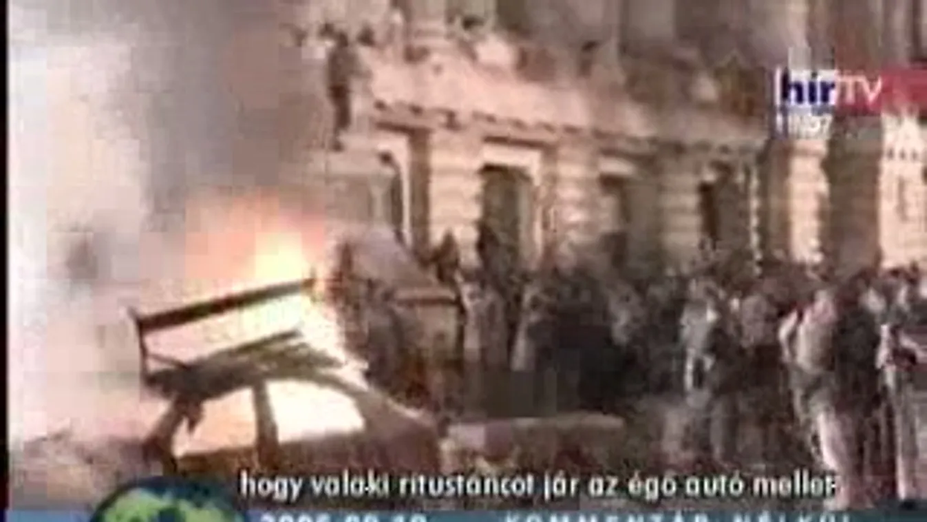 Kommentár nélkül az MTV ostromáról