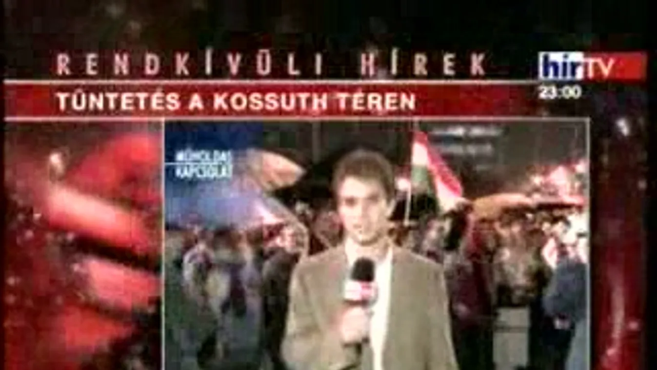 Kossuth téri demonstáció szeptember 17 23 óra