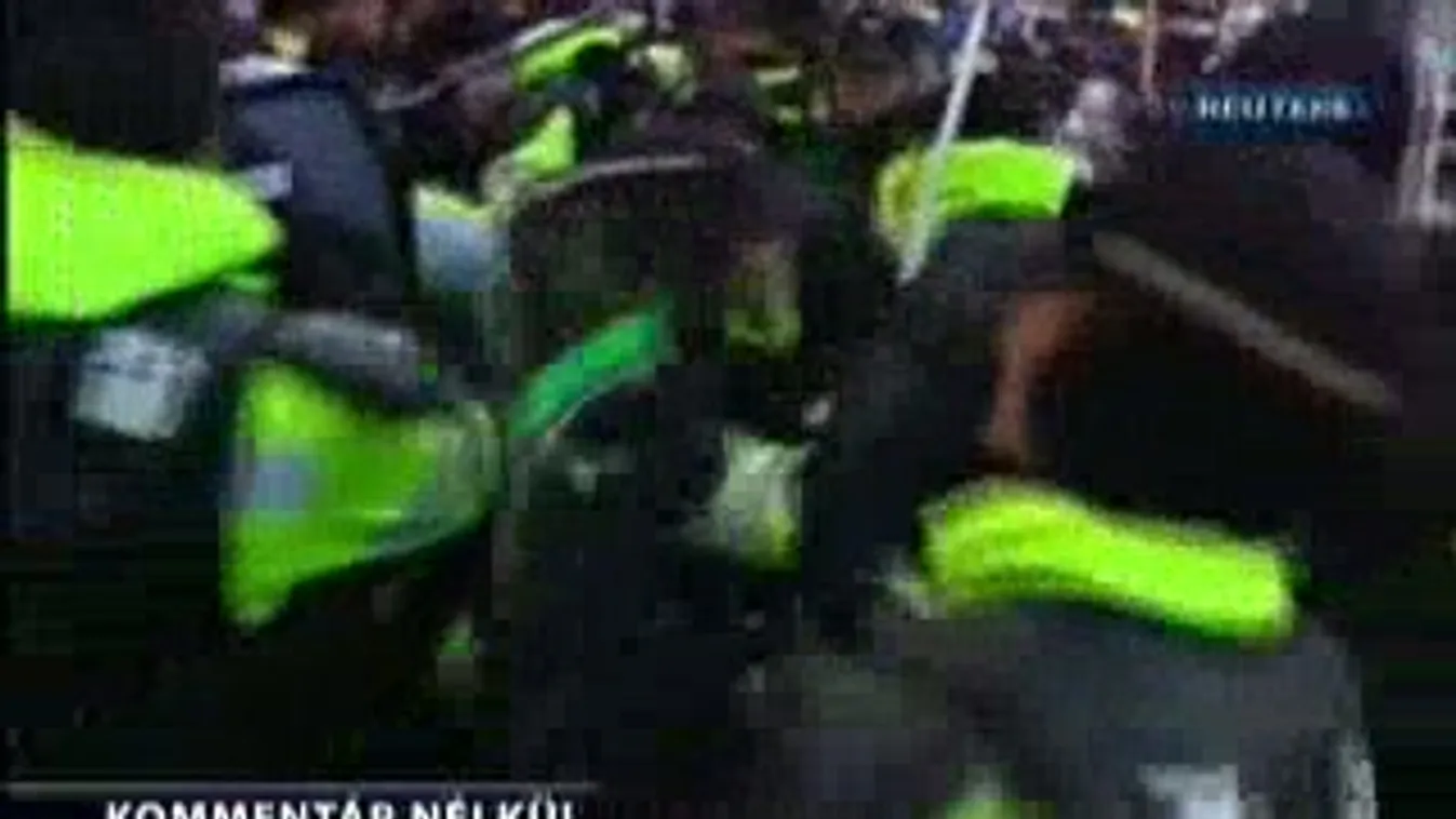 Amerika-ellenes tüntetés Dél-Koreában - Kommentár nélkül