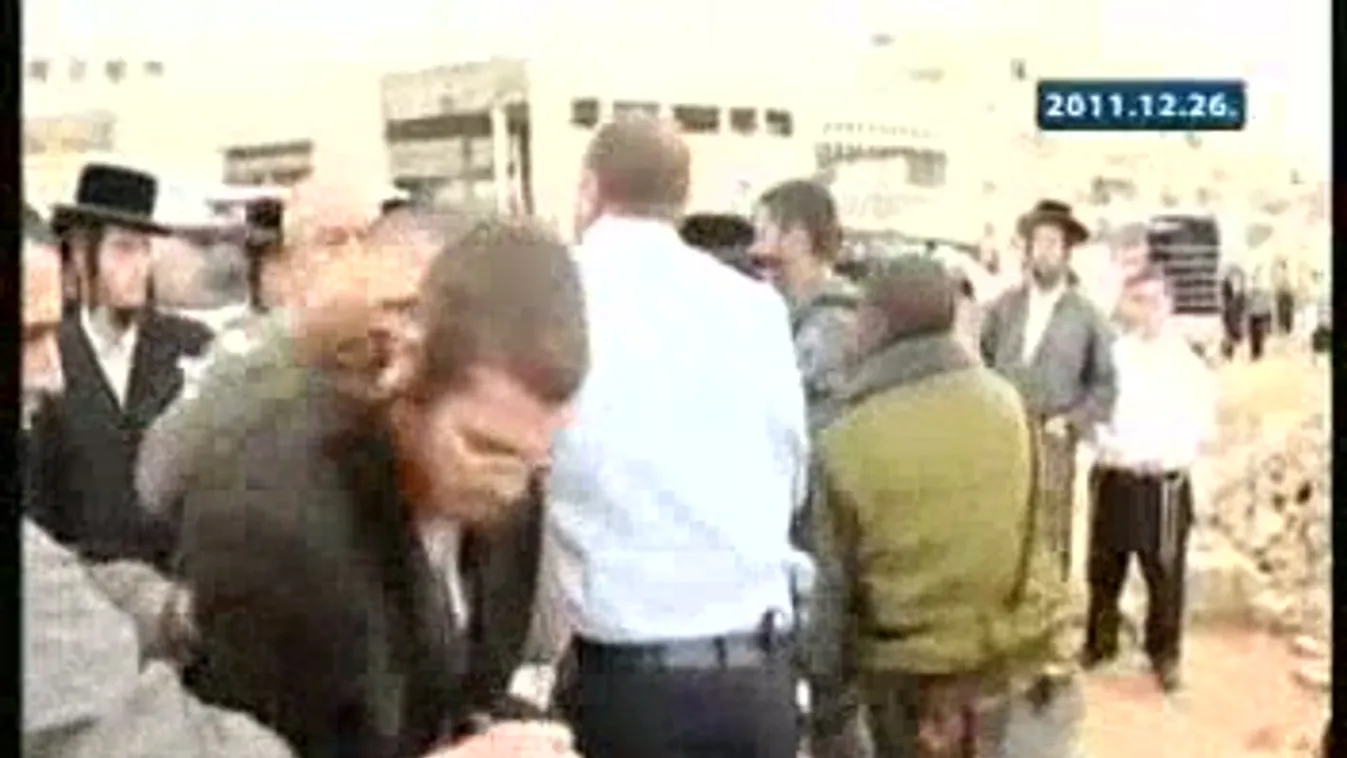 Ultrortodox zsidók tüntetése Izraelben – Kommentár nélkül