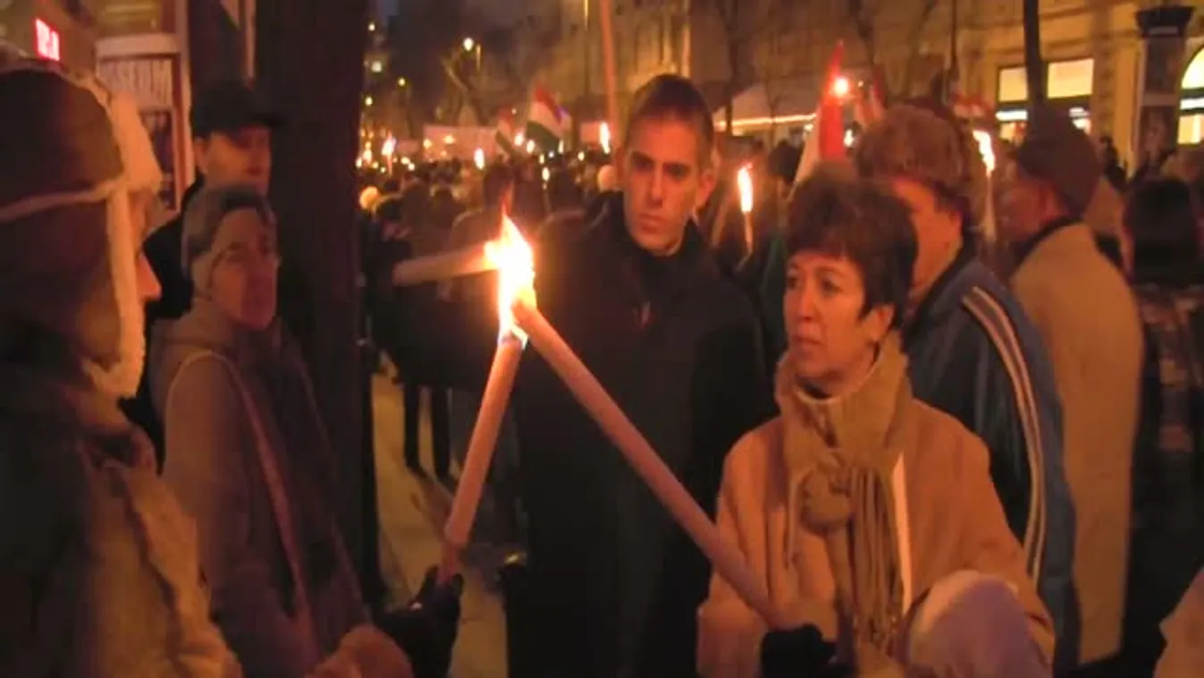 Százezrek a Békemenet soraiban