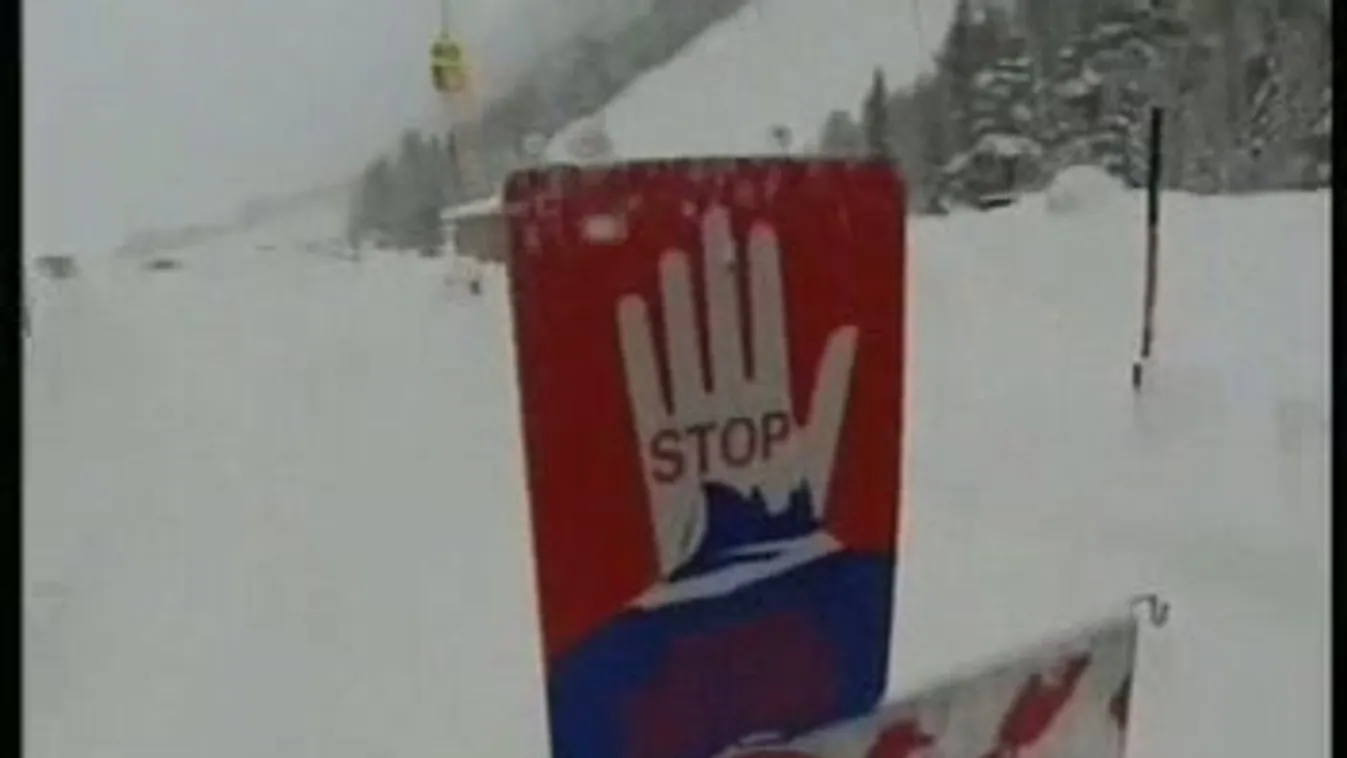 Továbbra is nagy a lavinaveszély