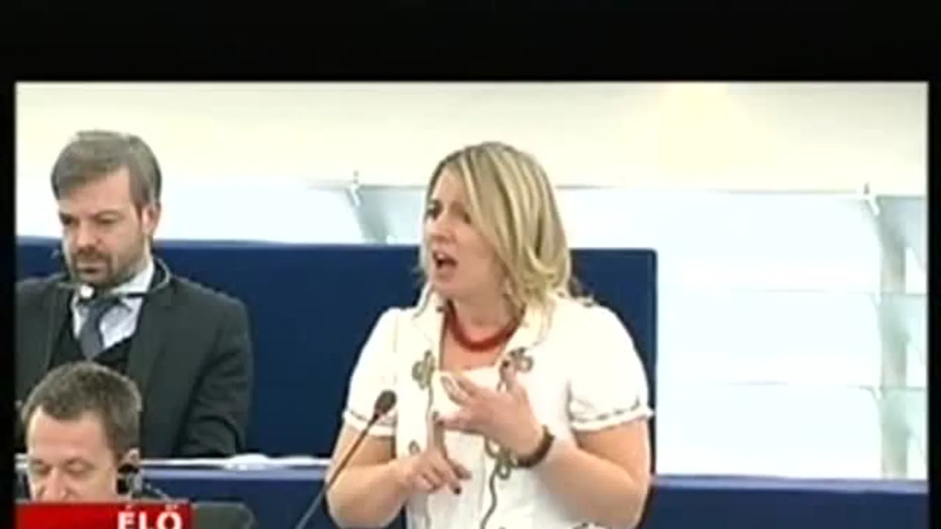 Morvai Krisztina és Szájer József az EP-ben