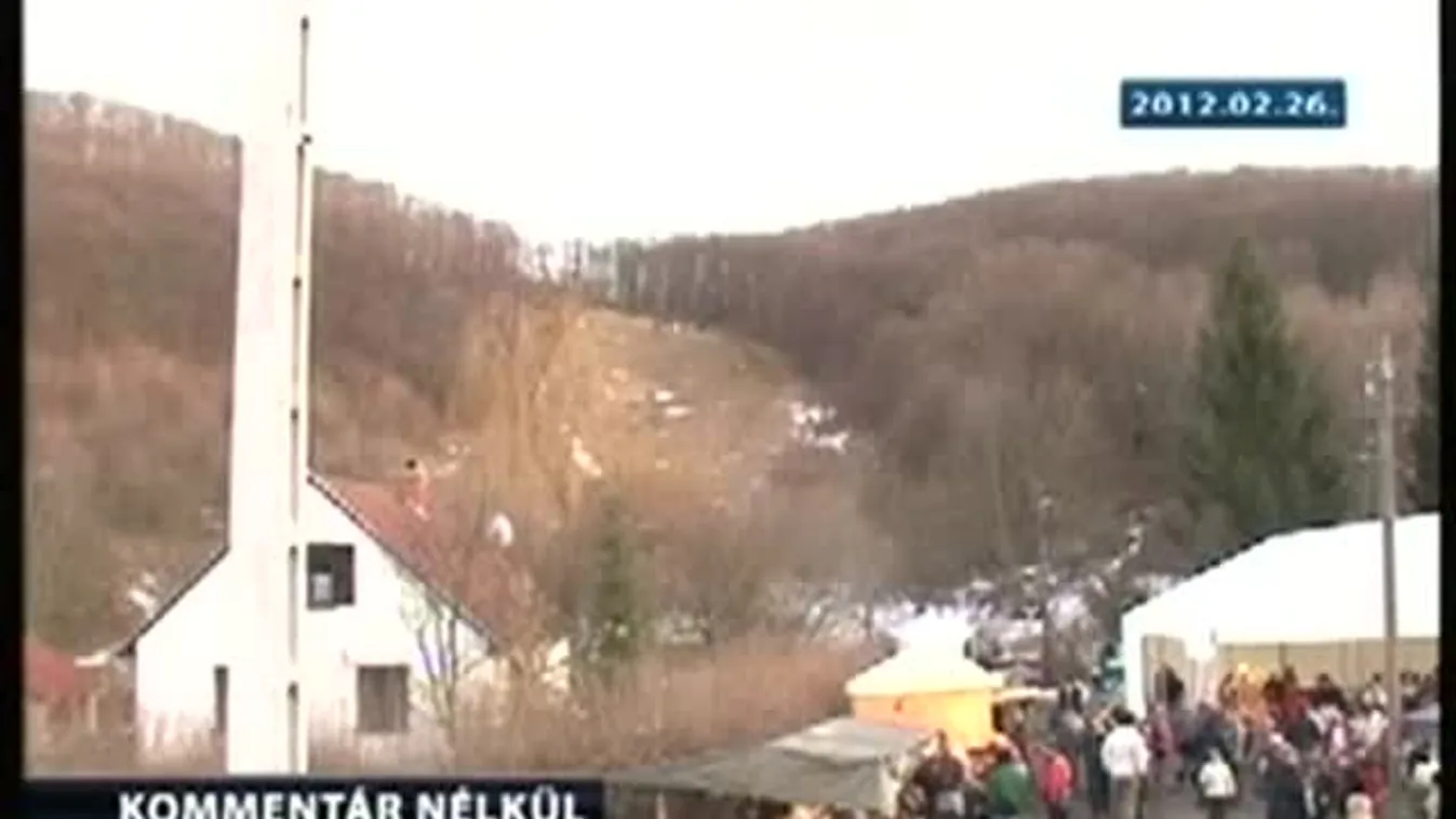 Tüzeskerék gurítás Óbányán