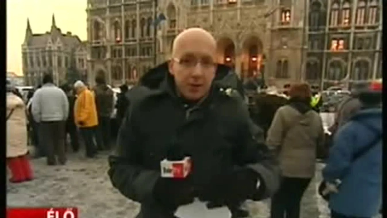 A Parlament elé ért az éhségmenet