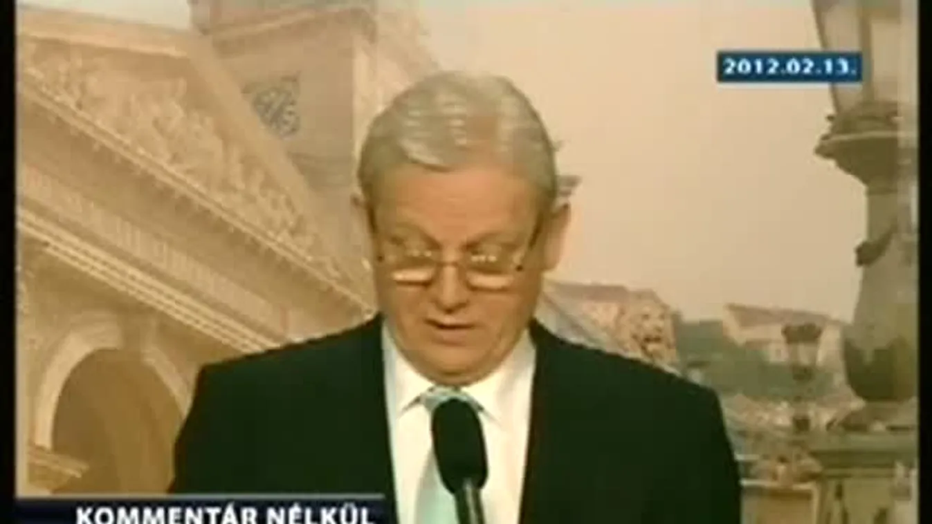 Tarlós István Budapest adósságának rendezéséről – Kommentár nélkül