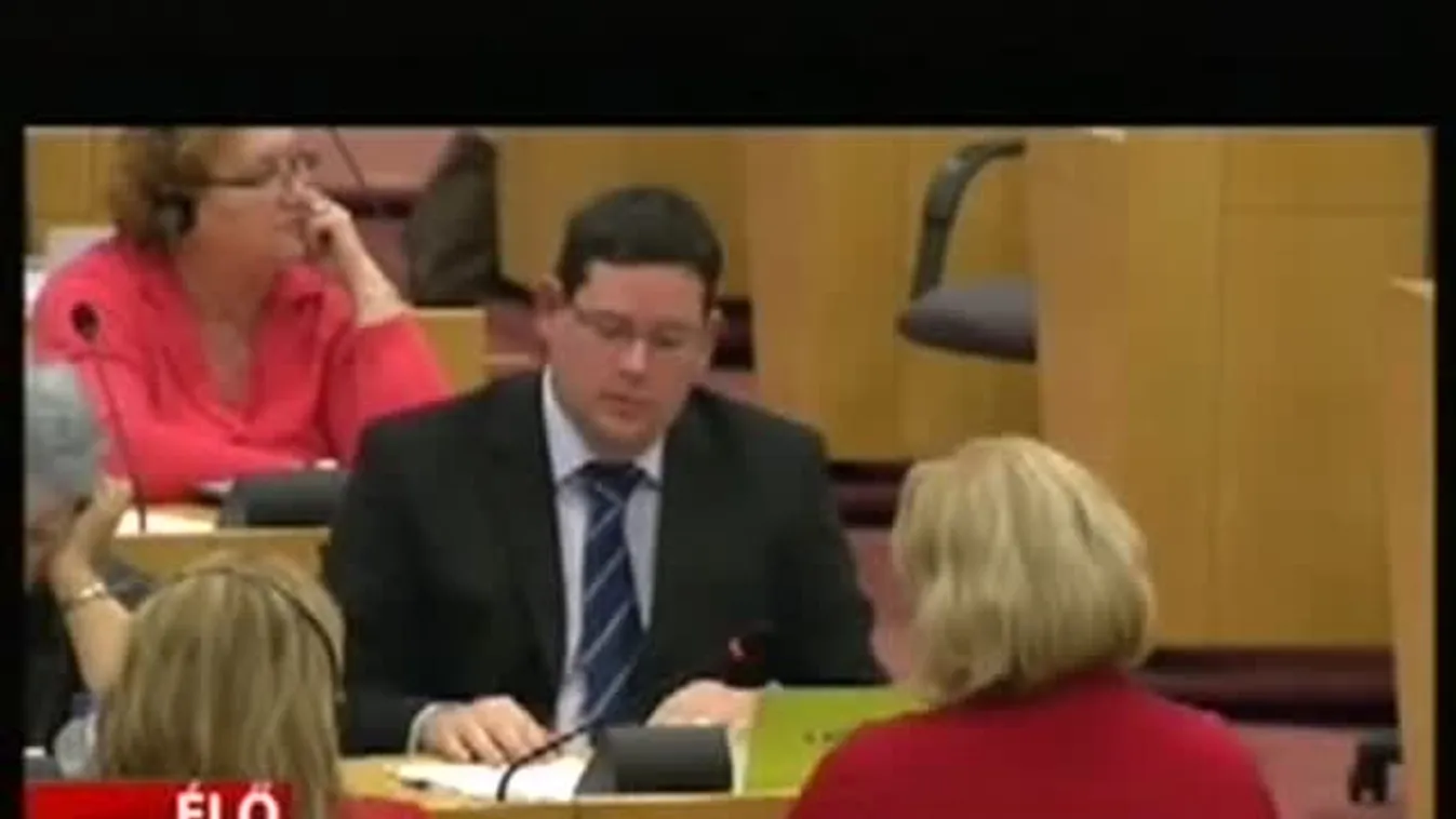 Kósa Ádám felszólalása Brüsszelben