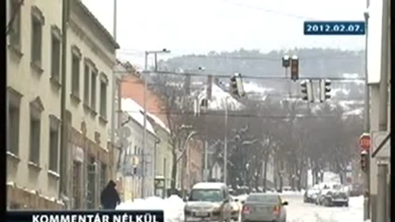 Hóhelyzet Pécsett – Kommentár nélkül