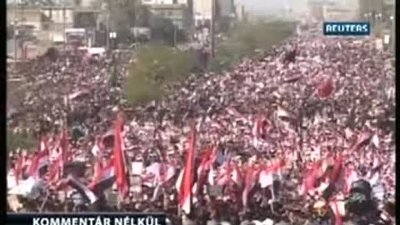 Tüntetés a szegénység ellen (Bászra) – Kommentár nélkül