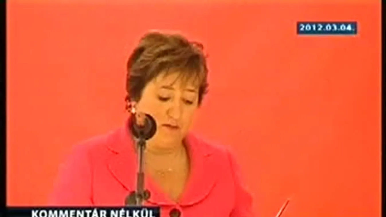 Gurmai Zita nőnapi beszéde