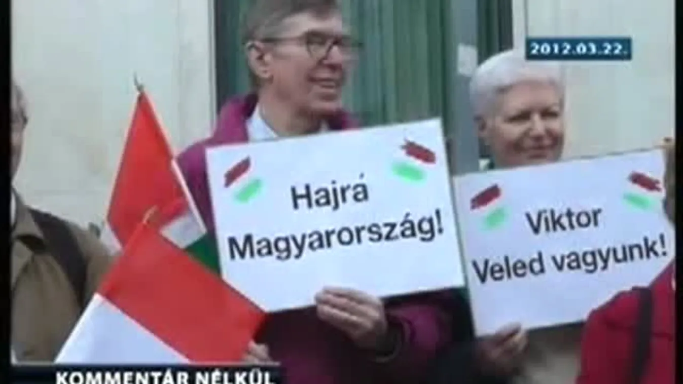 Orbán Viktor mellett tüntettek Münchenben