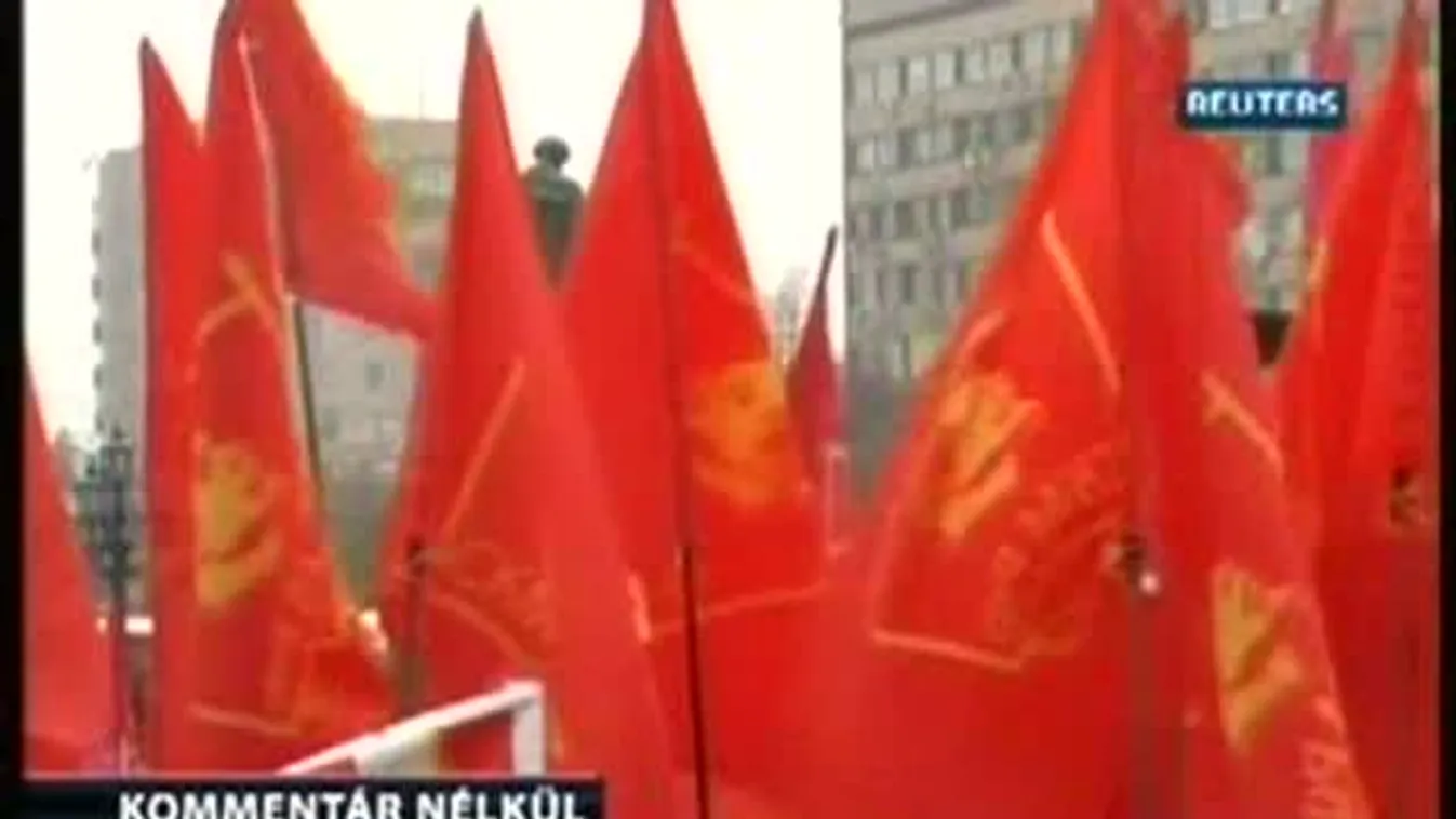 Amerika-ellenes kommunista tüntetés Moszkvában