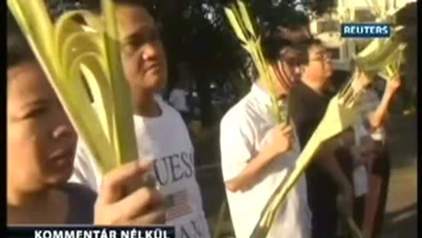 Virágvasárnap a Fülöp-szigeteken