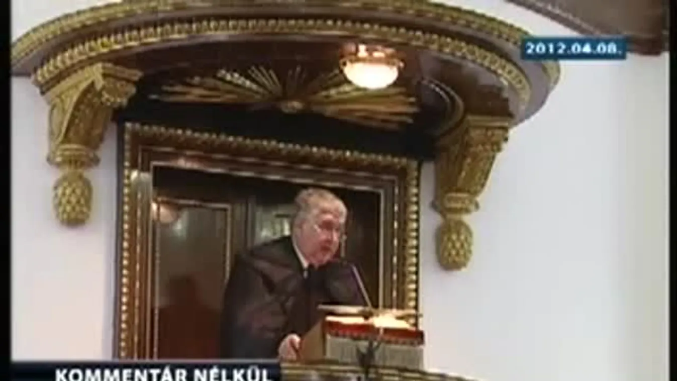 Húsvéti református istentisztelet Debrecenben