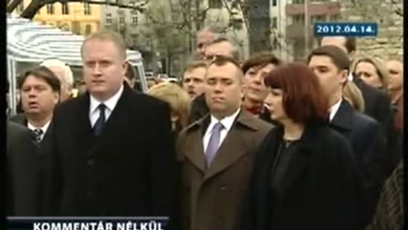 A mészárlásra emlékeztek Óbudán