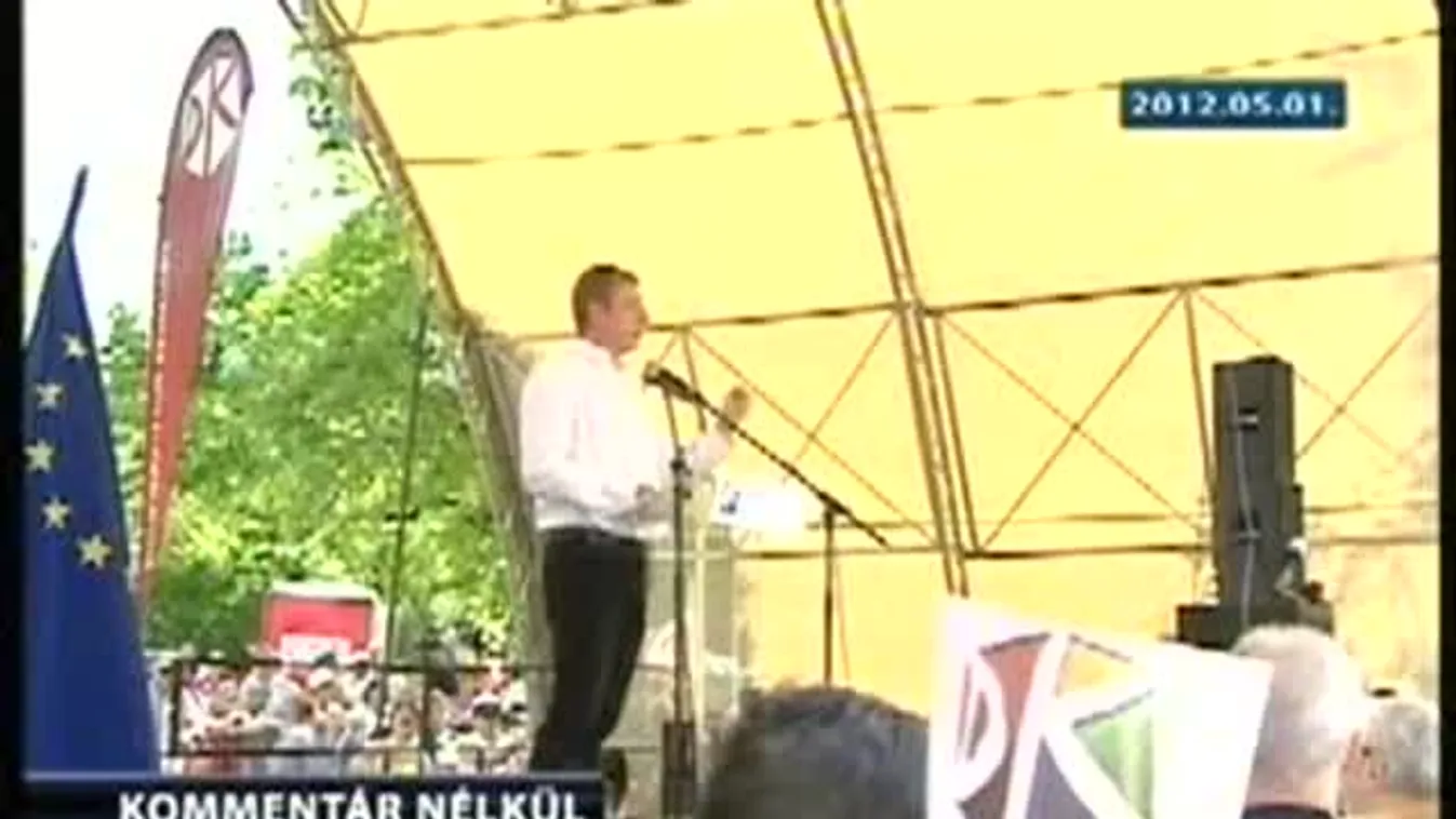 Gyurány Ferenc beszéde a DK majálisán