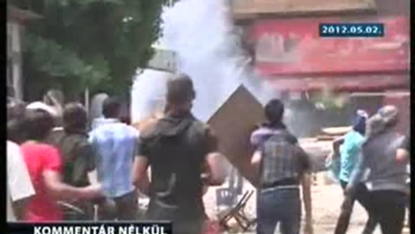 Összecsapás az egyiptomi védelmi minisztériumnál