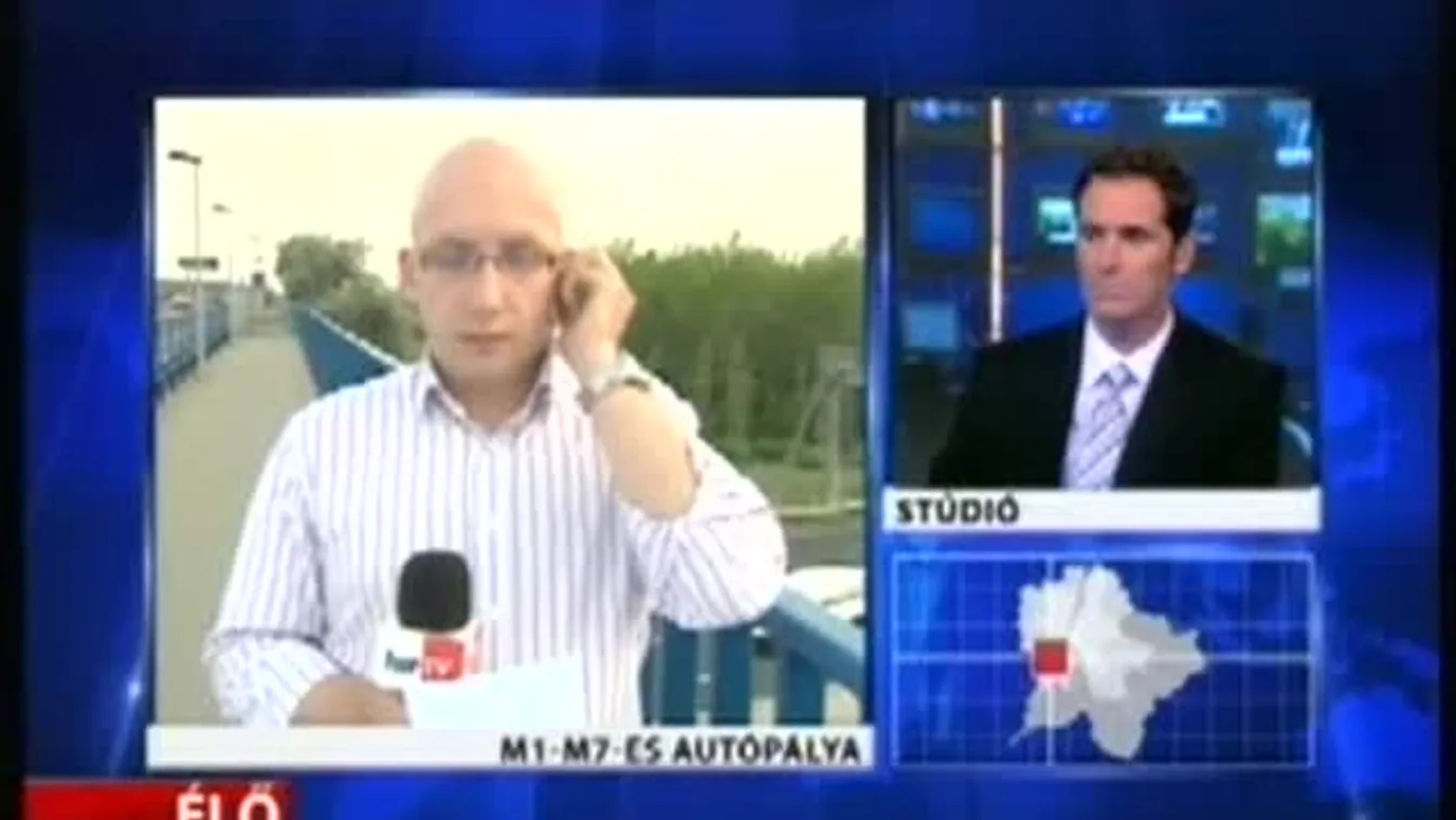 Kilométeres dugó az M1-M7-es kivezetőjénél