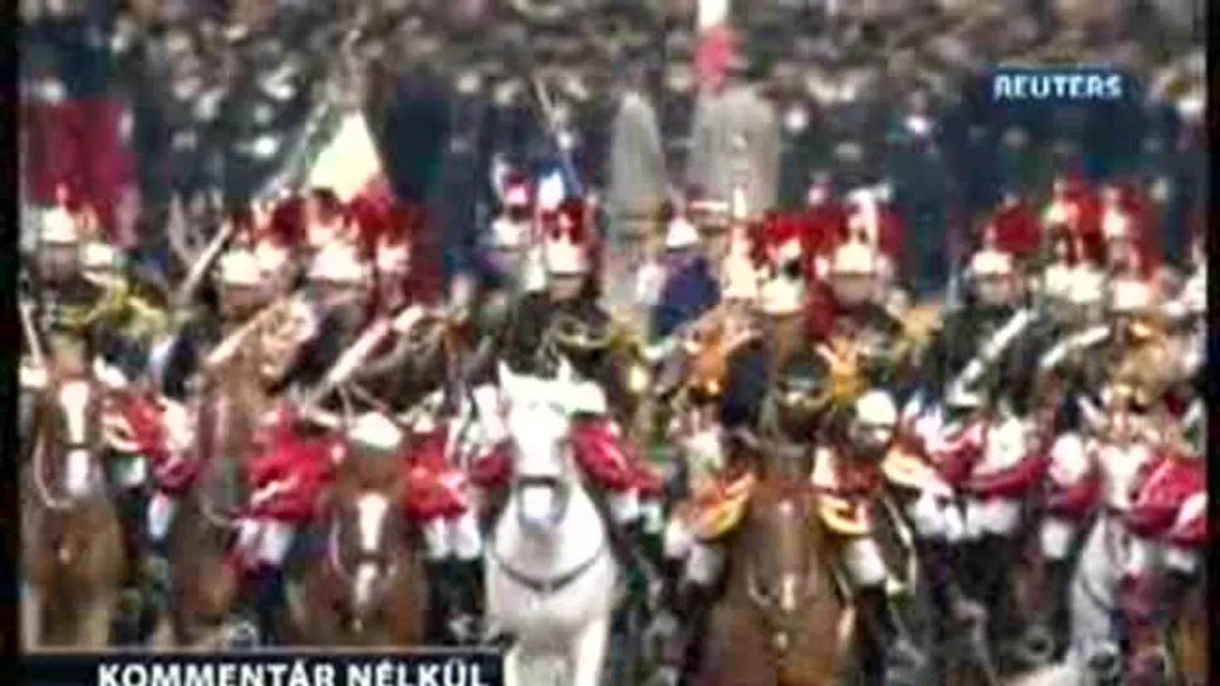 Bastille-napi parádé Franciaországban