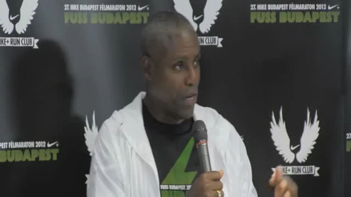 Világsztár és mókamester - Carl Lewis Budapesten
