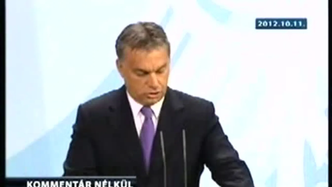 Orbán Viktor Berlini sajtótájékoztatója