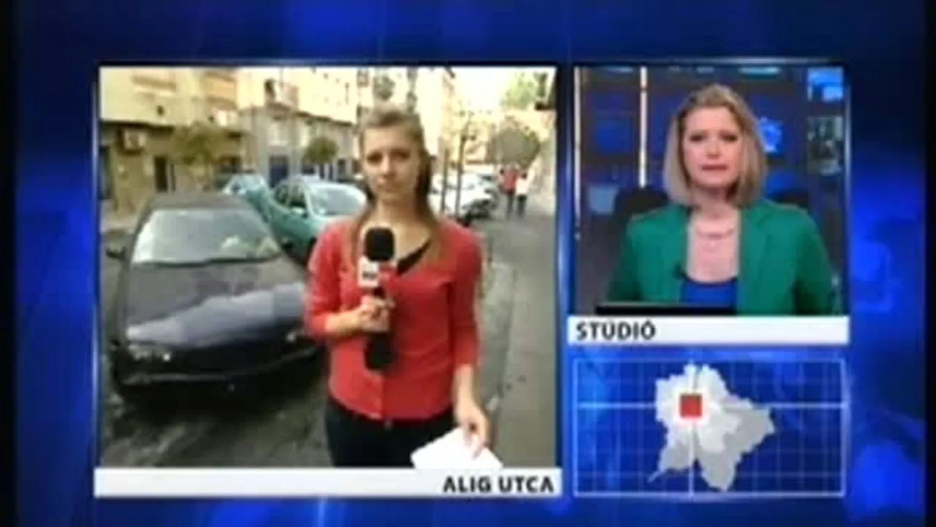 Autók égtek a Lehel térnél