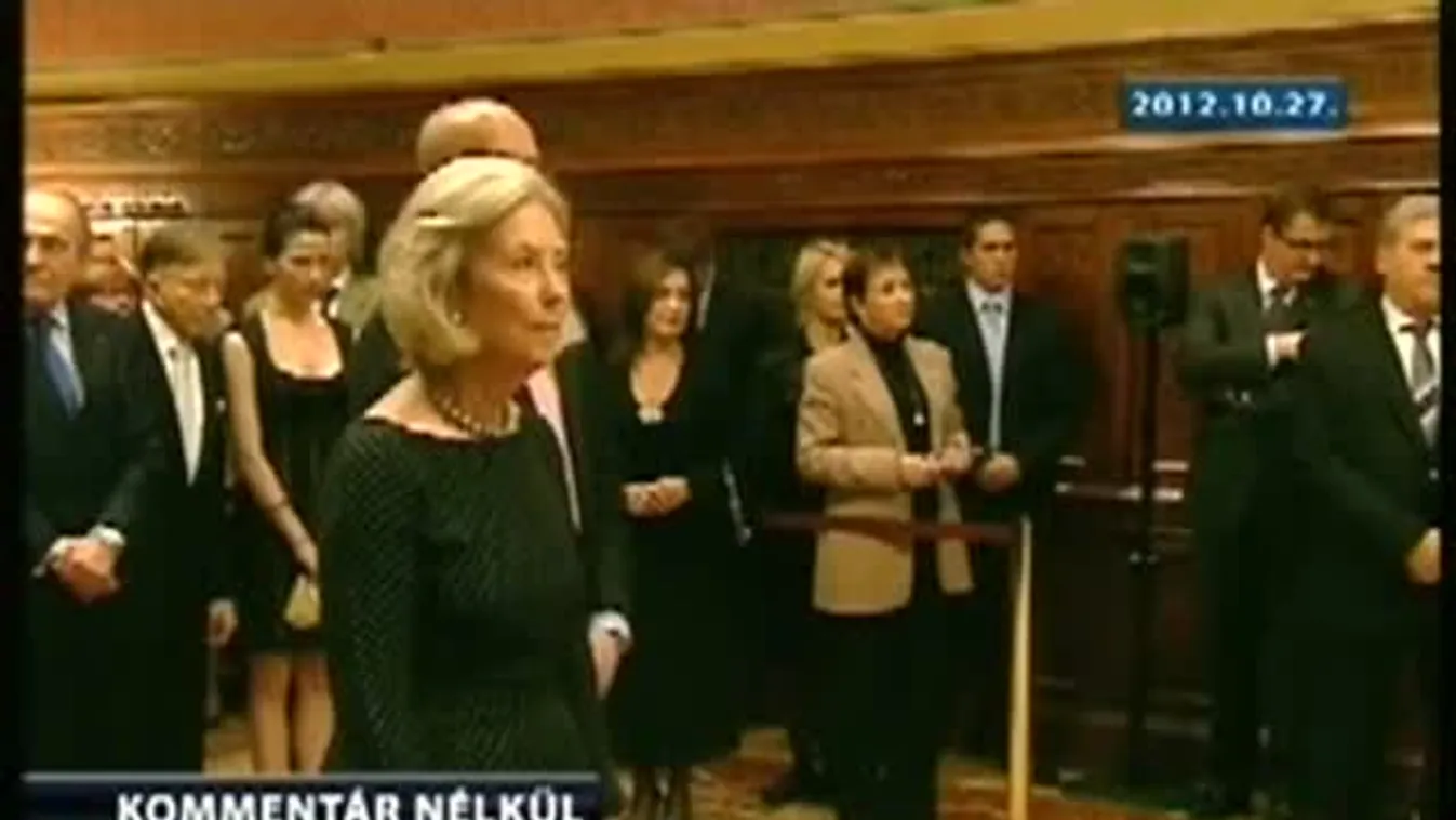 Lady Valerie Solti kitüntetése a Parlamanetben