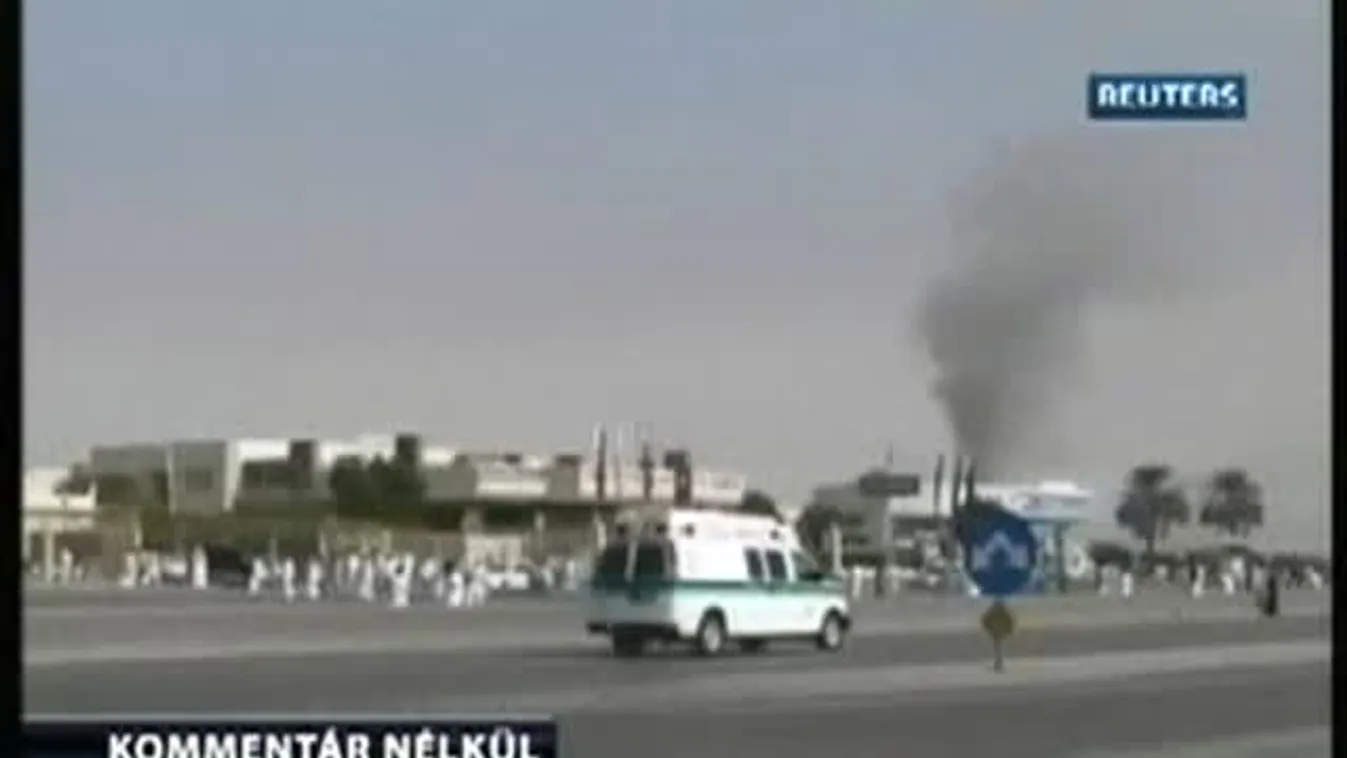 Robbanás Rijádban - fölüljárónak ütközött egy tartálykocsi