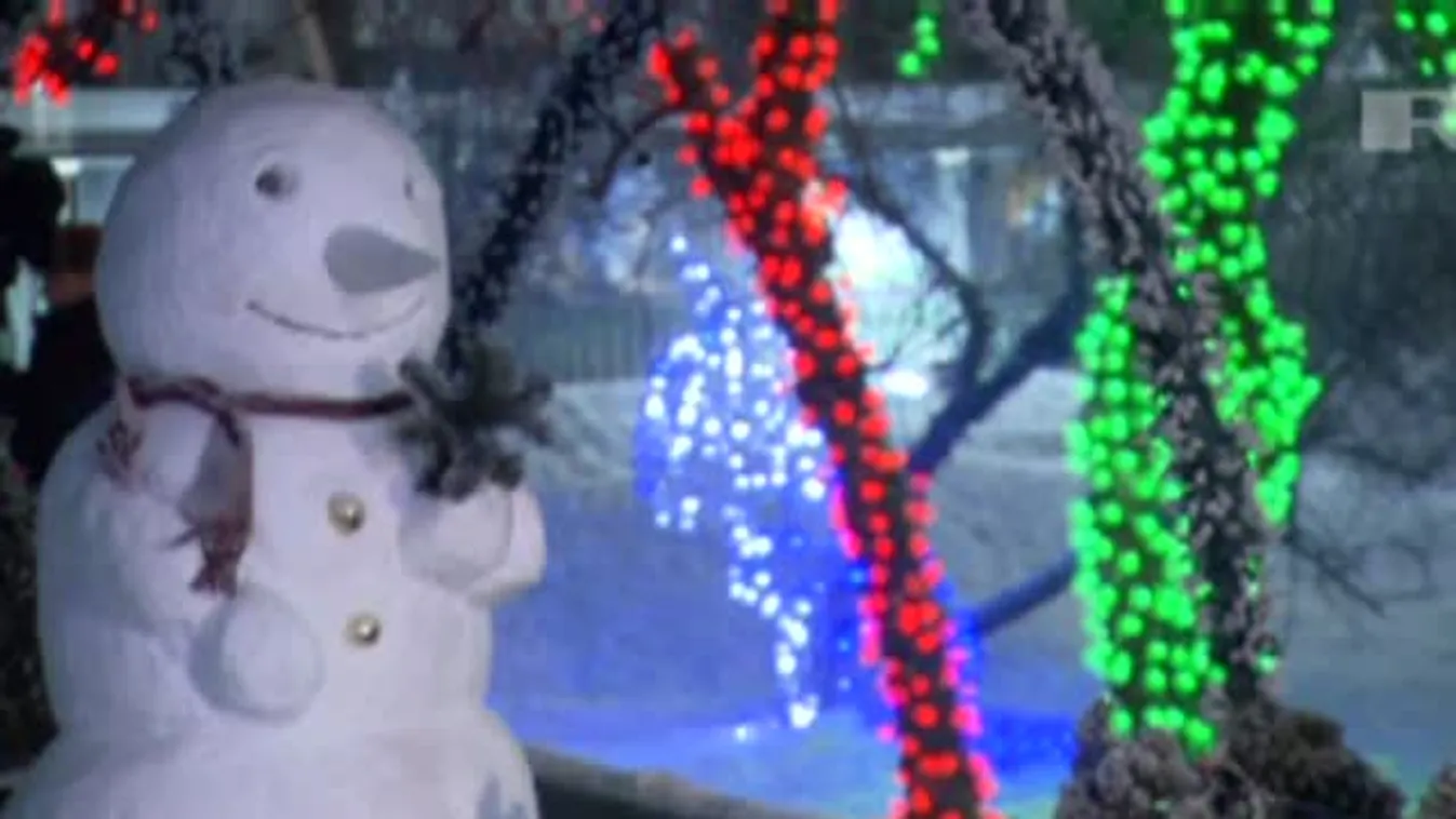 Ünnepi fényfeszitvál Moszkvában