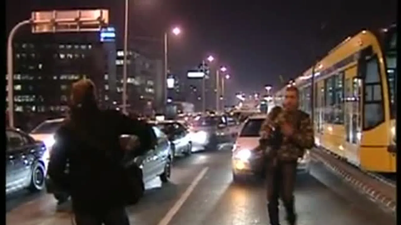 A Lánchídnál ért véget az egyetemisták tiltakozása