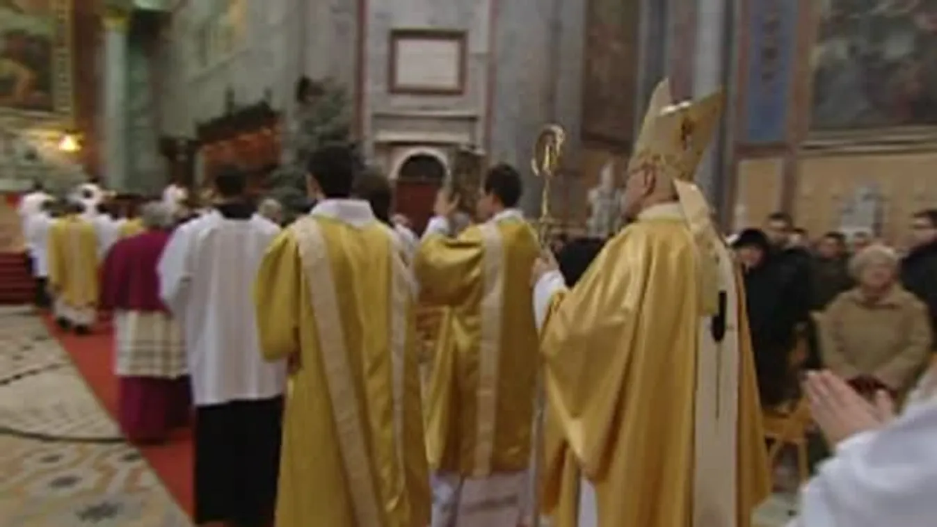 Karácsonyi szentmise az Esztergomi Bazilikában