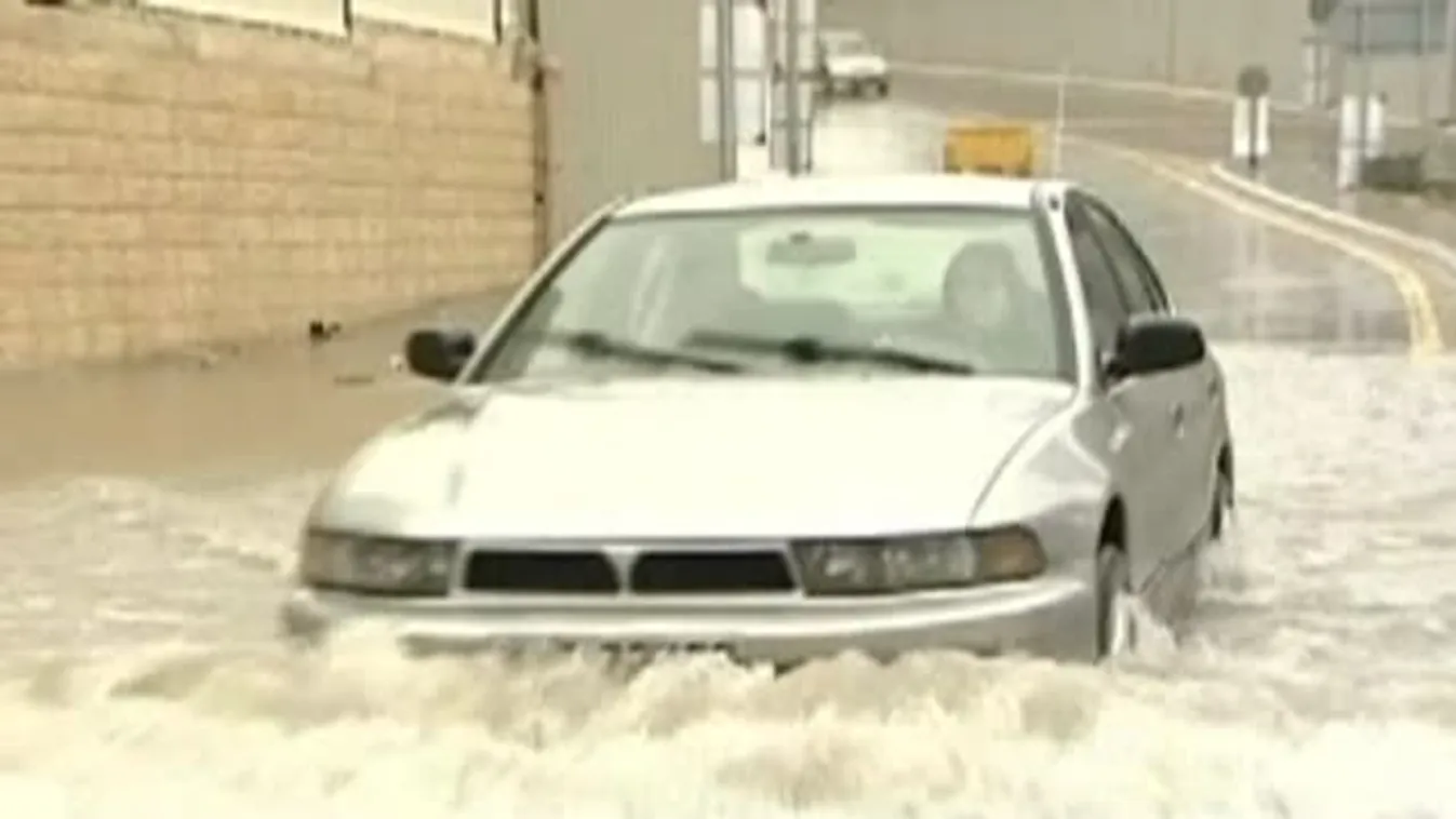 Áradás és havazás Jordániában