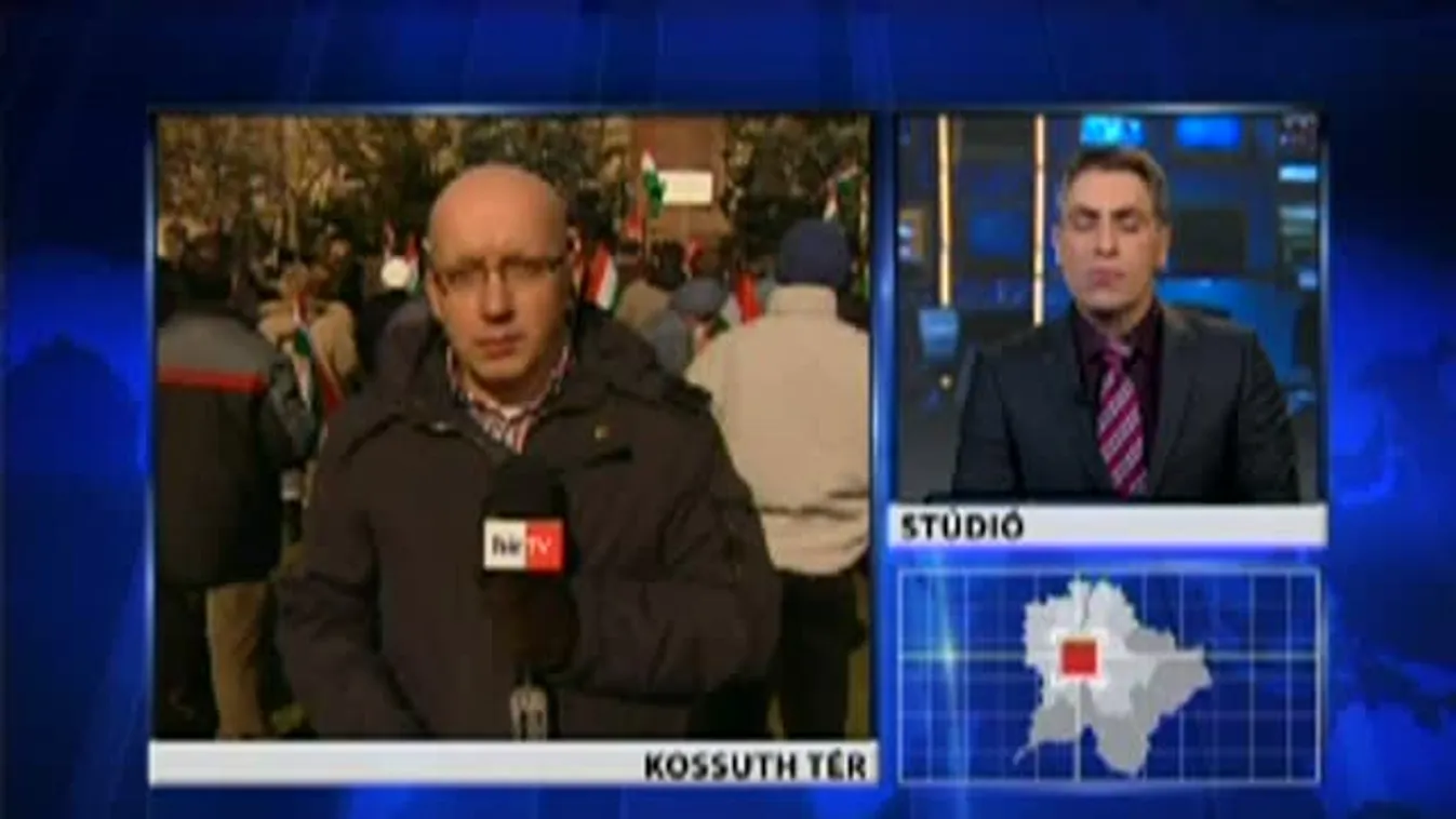 Bejelentkezés a Kossuth térről - 13 órakor