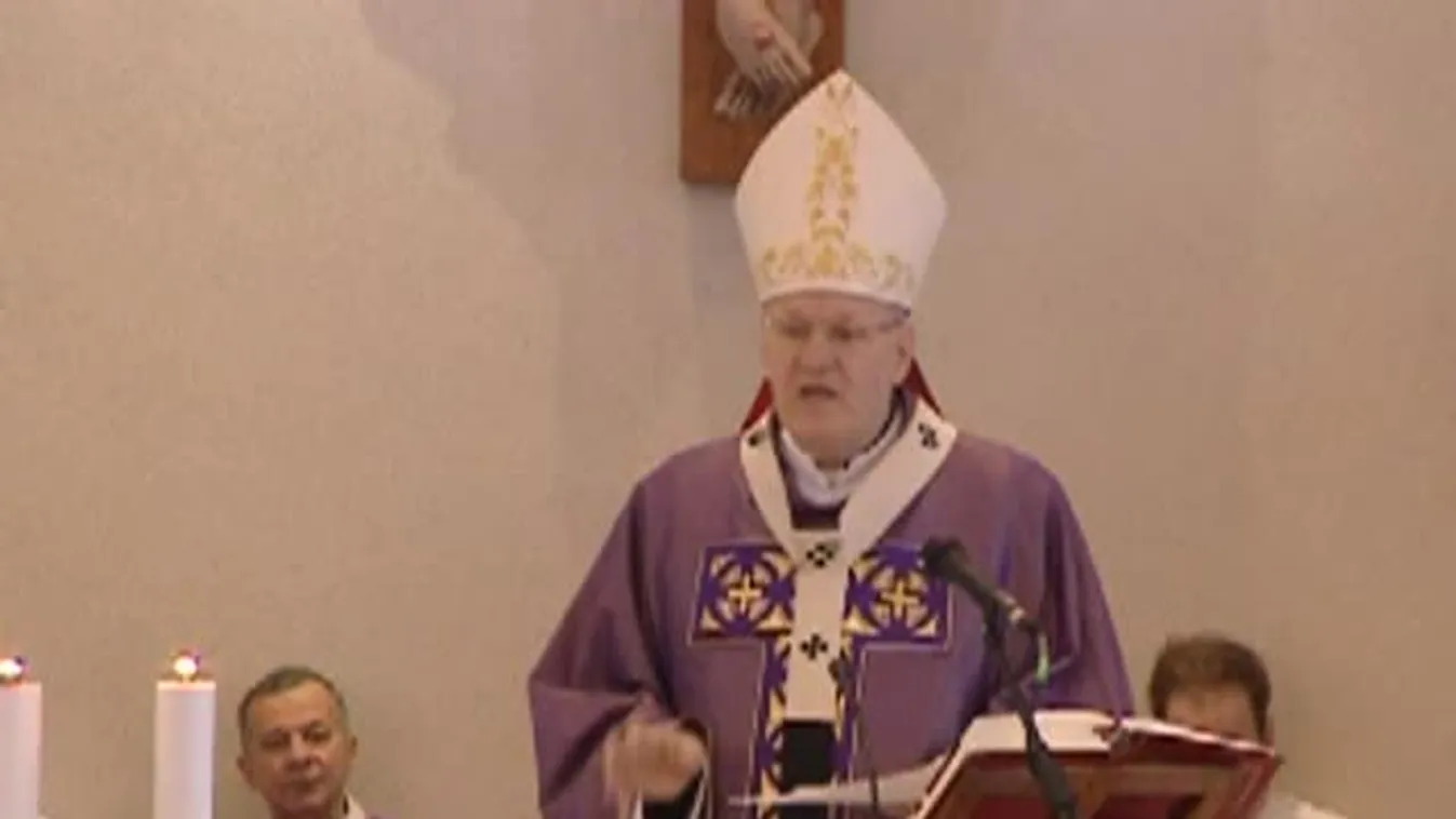 Erdő Péter a kőbányai szent györgy plébániatemplomban