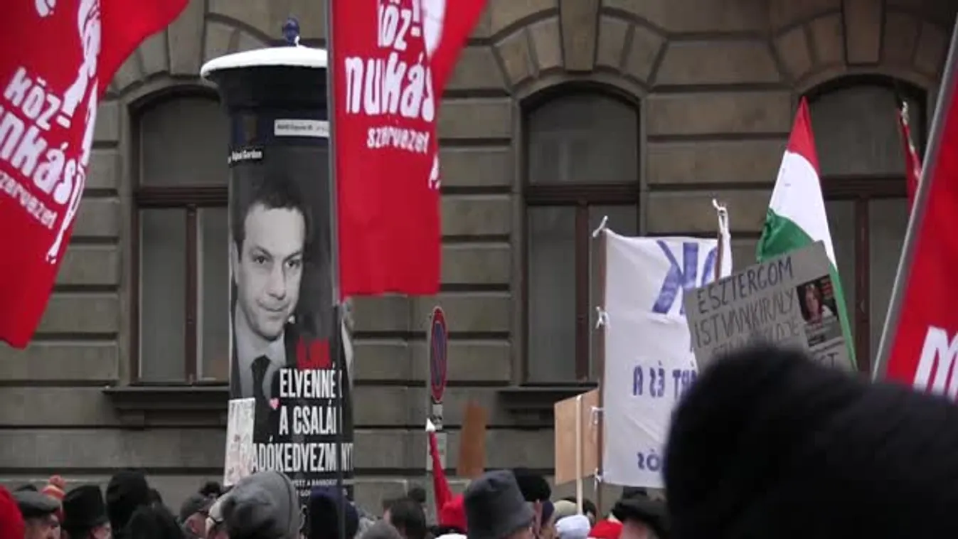 Trágár fröcsögésbe torkollott az éhségmenet