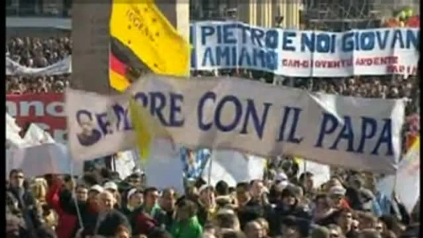 XVI. Benedek pápa utolsó audienciája