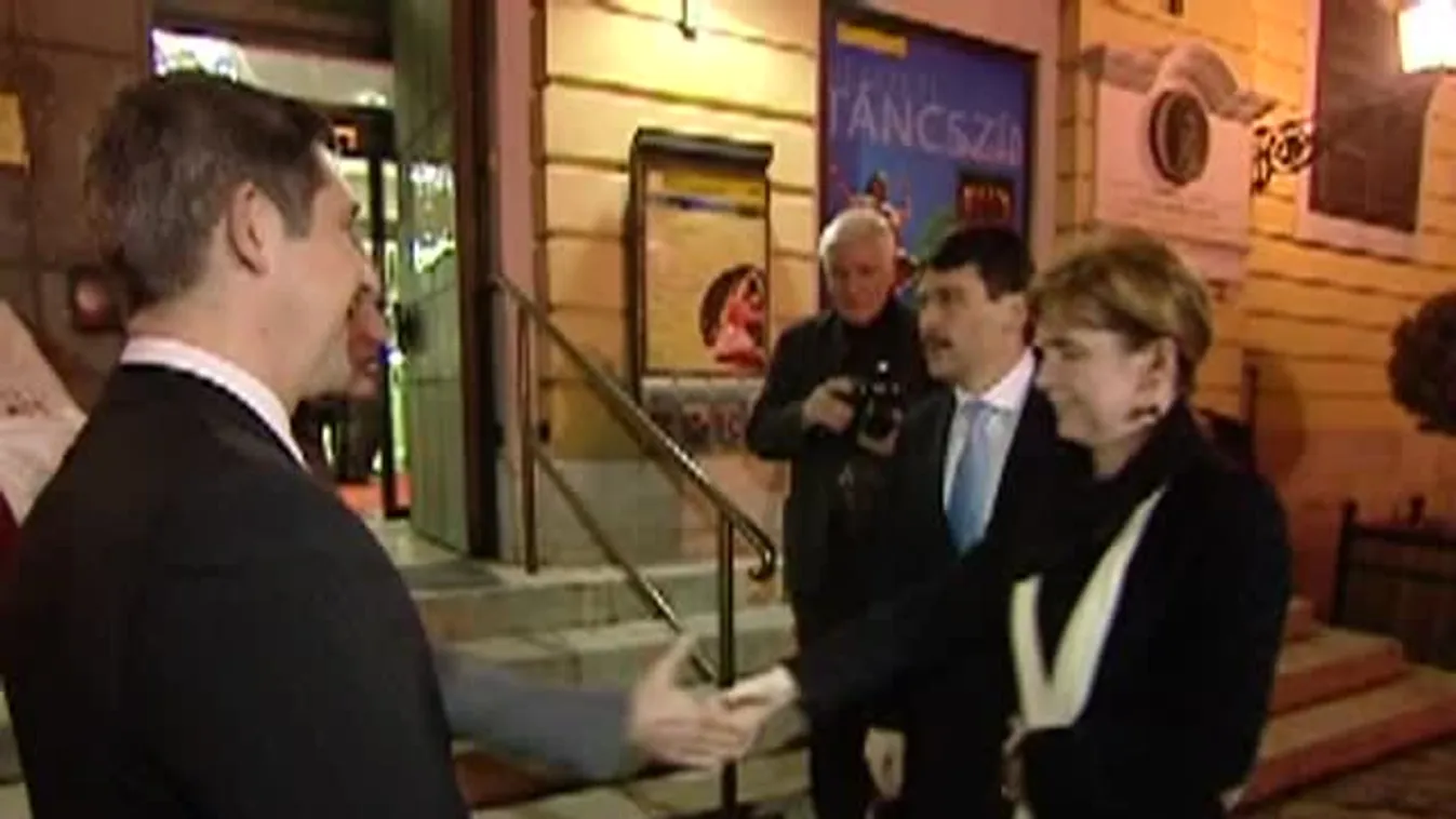 Áder János a Nemzeti Táncszínházban