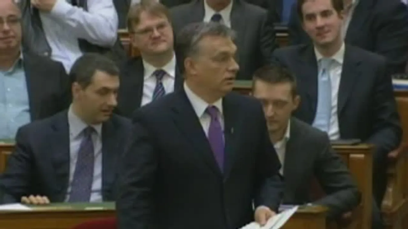 Orbán Viktor napirend előtti felszólalása
