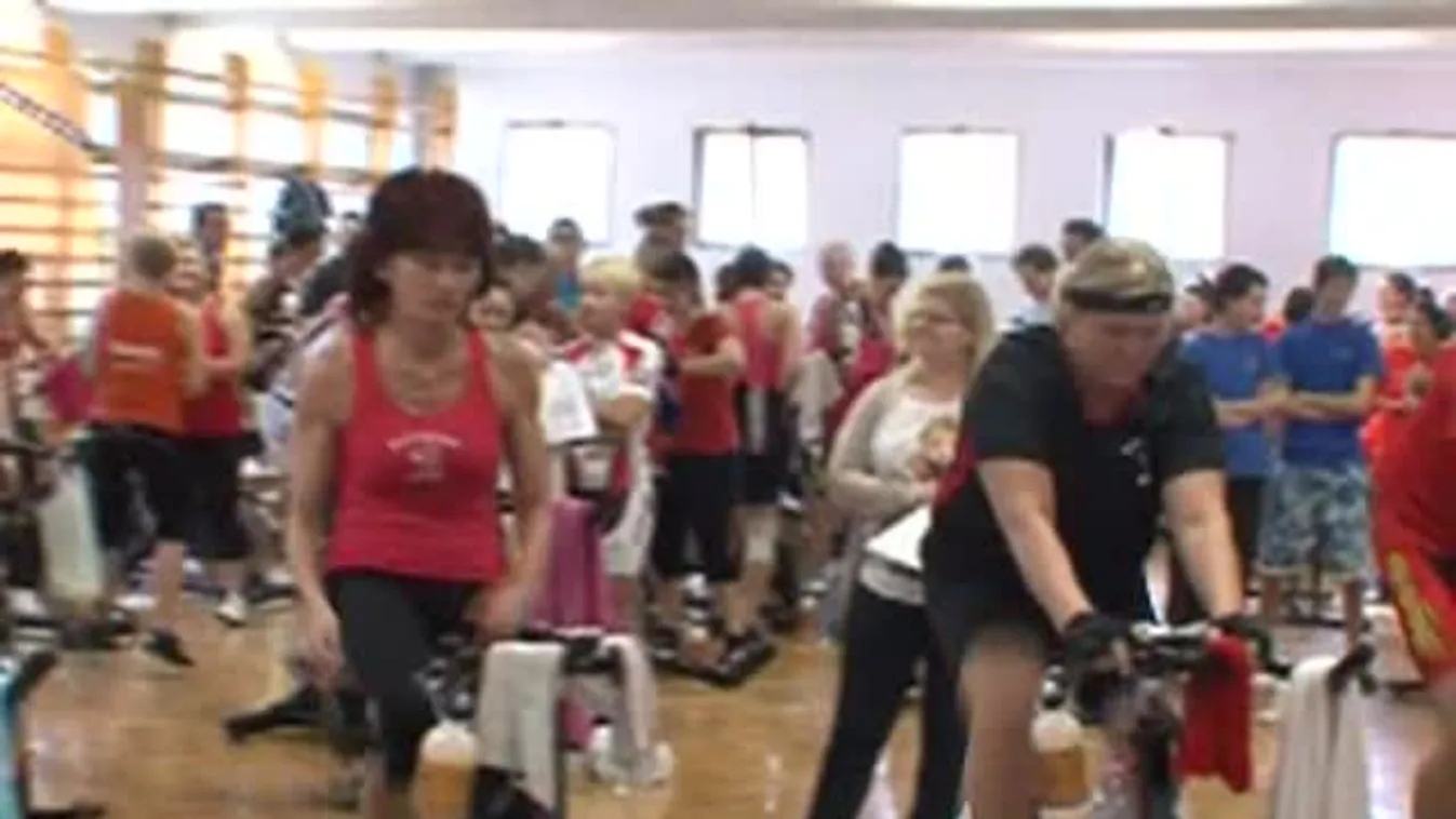Négyórás spinning maraton Pécsett