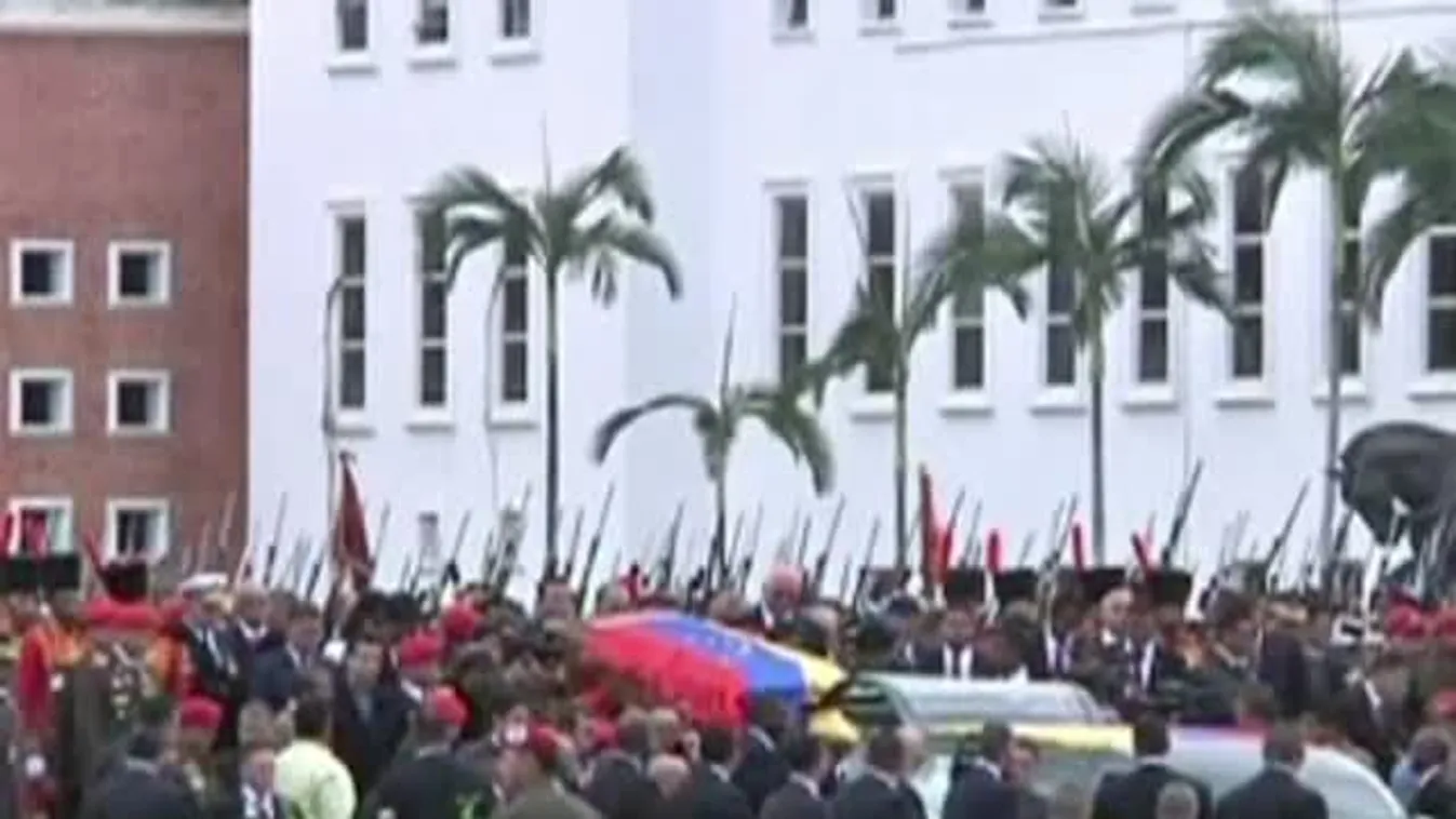 Nyughelyére kísérték Hugo Chavez venezuelai elnök földi maradványait