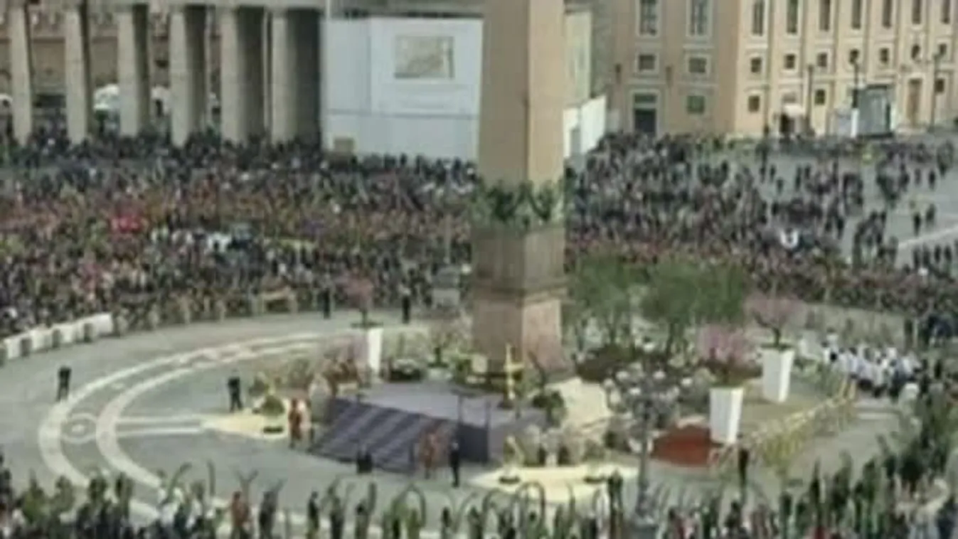 Virágvasárnapi szentmise a Vatikánban