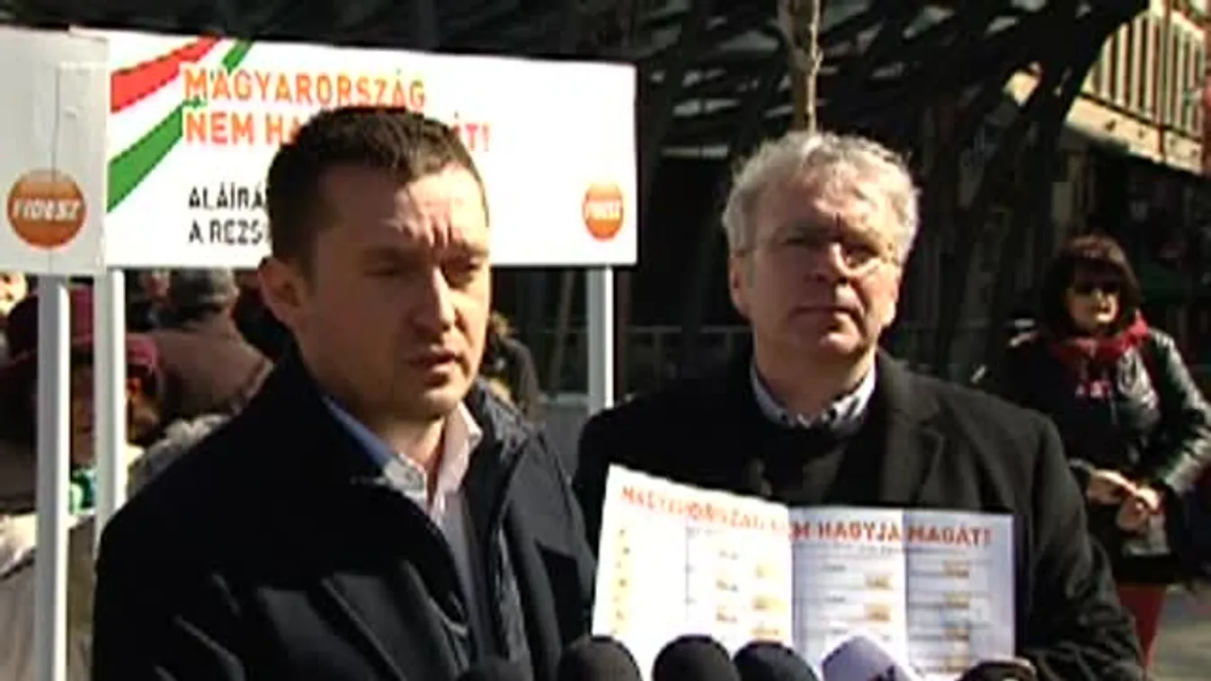 Aláírást gyűjt a fidesz a rezsicsökkentésért