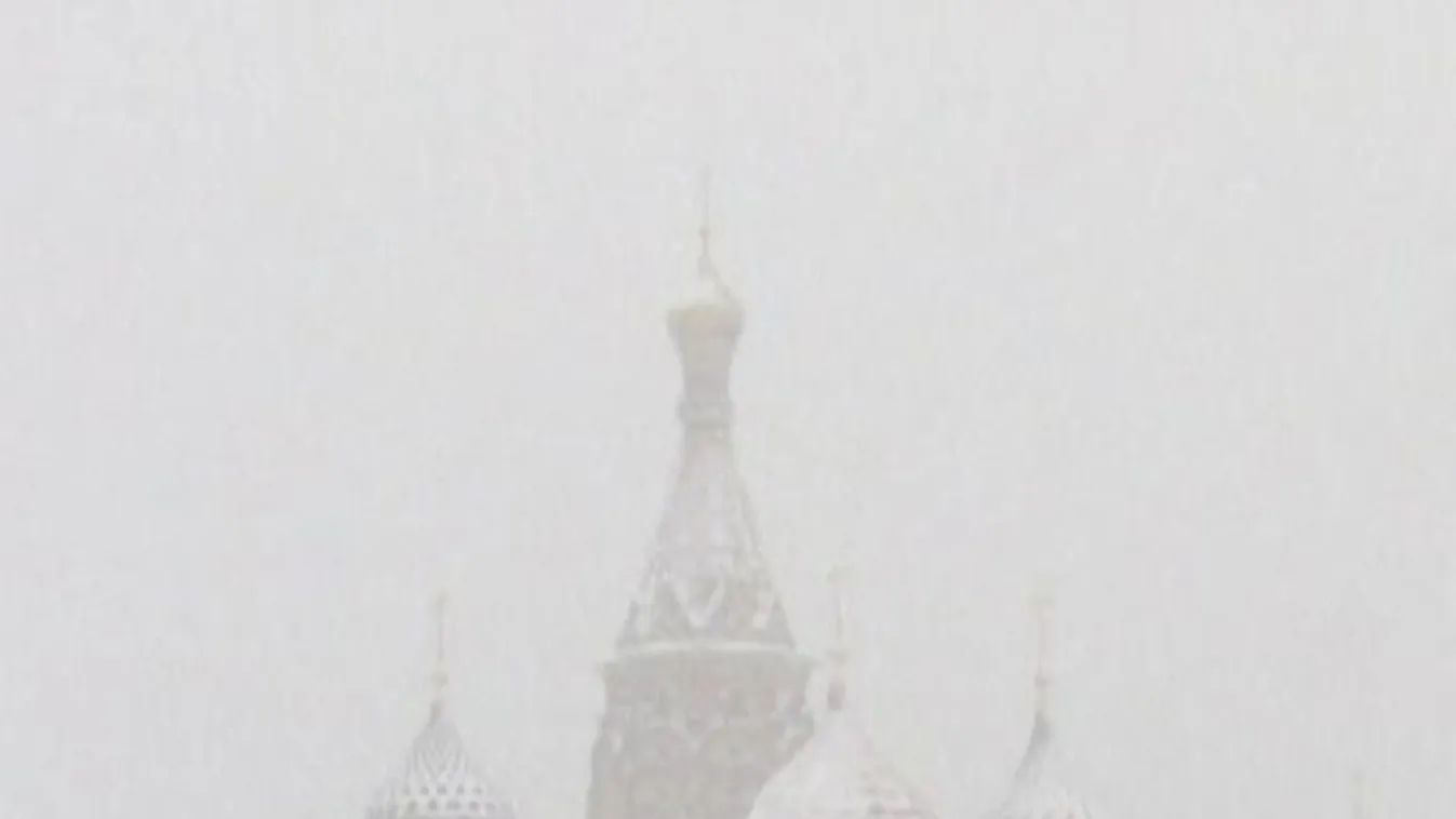 Rendkívüli havazás Moszkvában