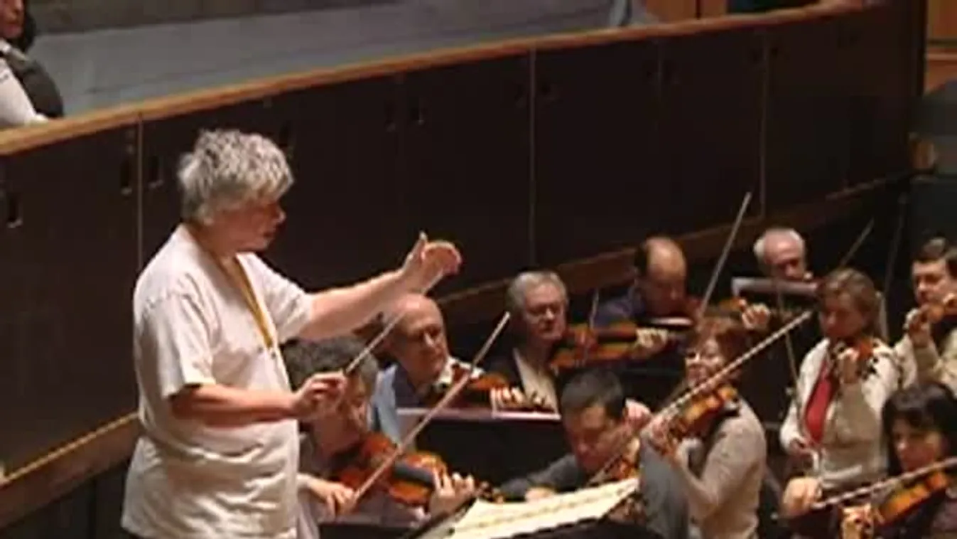 Kocsis Zoltán és a nemzeti filharmonikusok próbája a MüPában