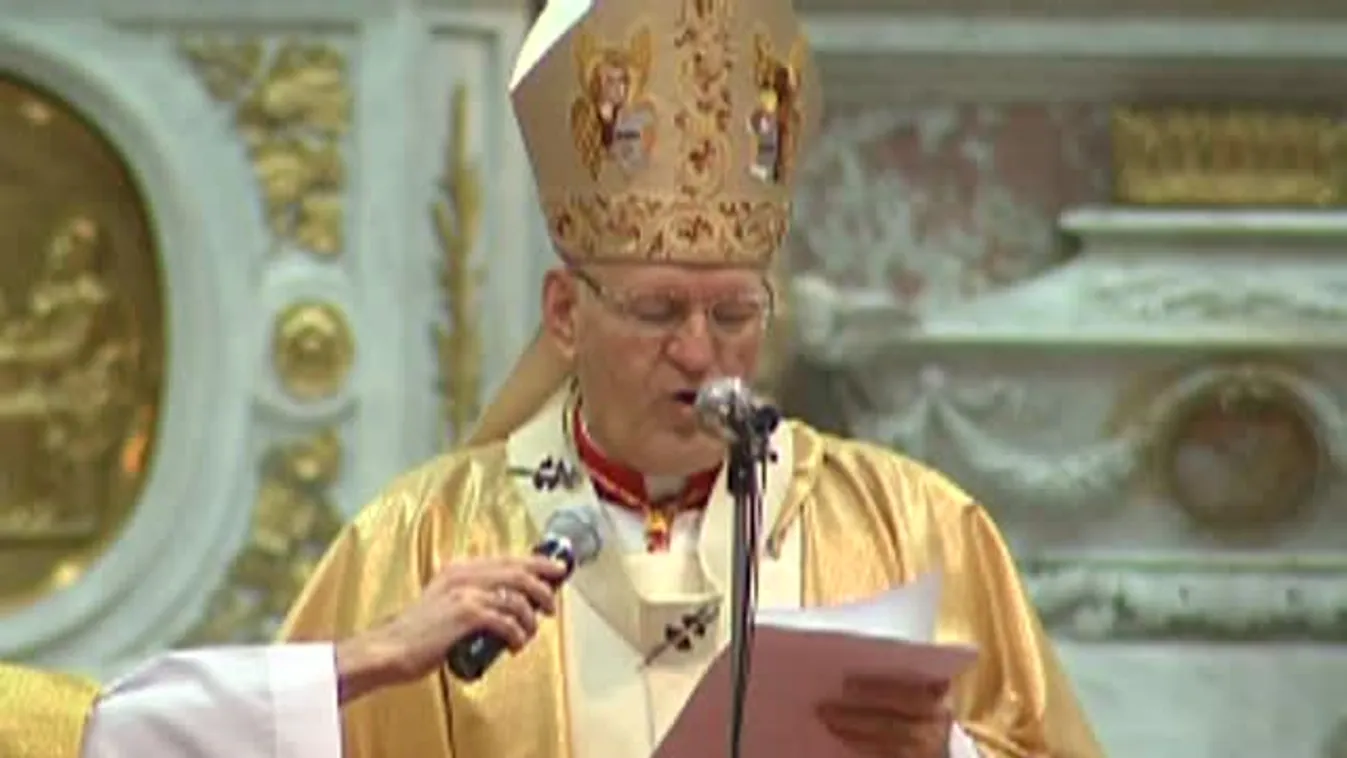 Húsvétvasárnapi szentmisét mutatott be Erdő Péter Esztergomban