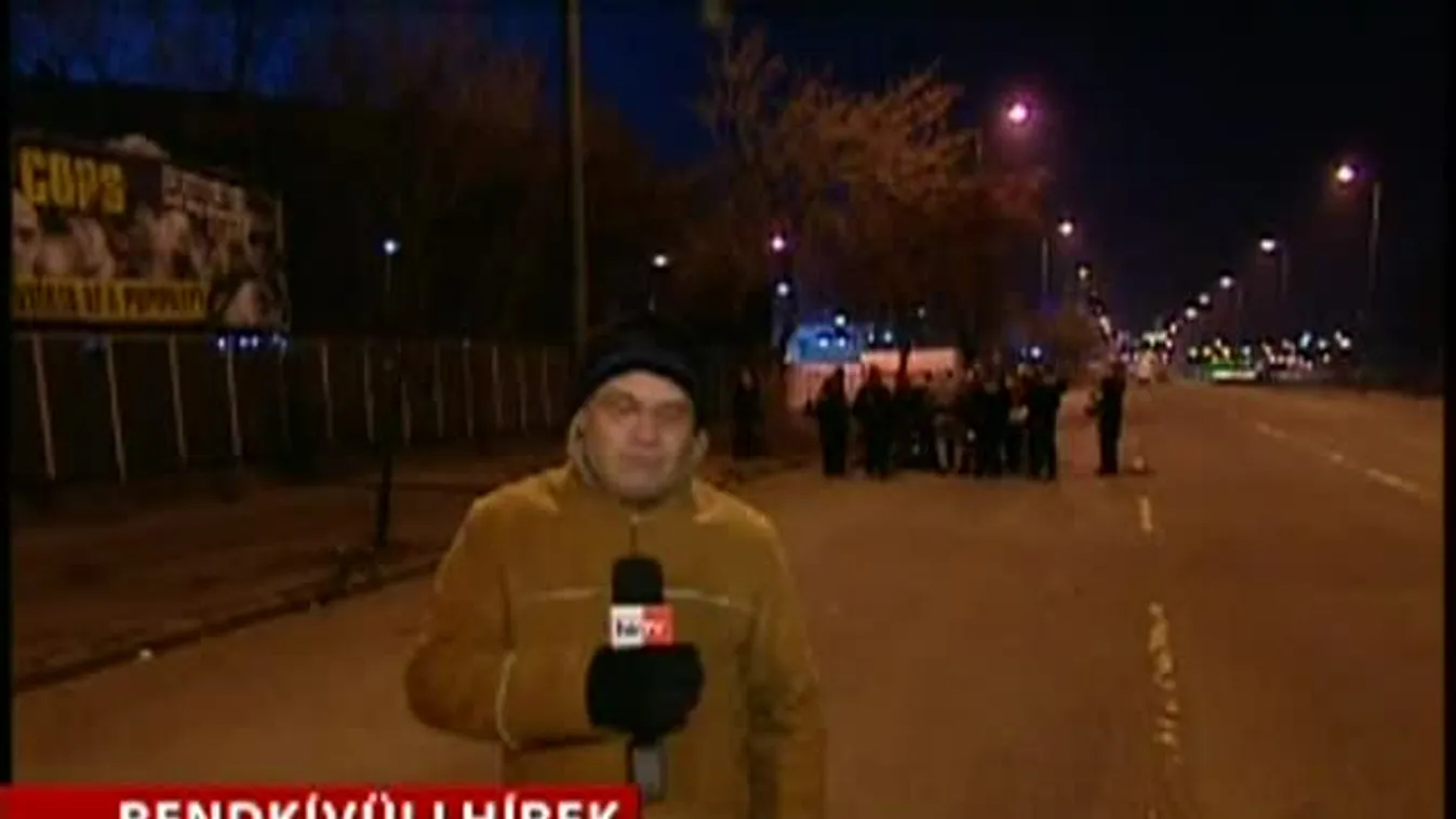 Sérült rendőr és szurkoló is - Bejelentkezés 23.30-kor