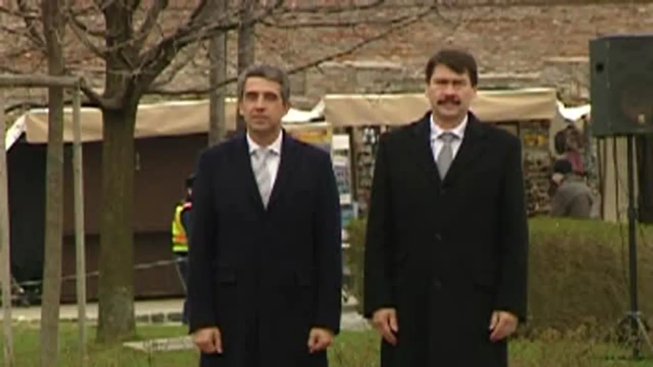 Áder Jánossal találkozott Roszen Plevneliev bolgár elnök Budapesten