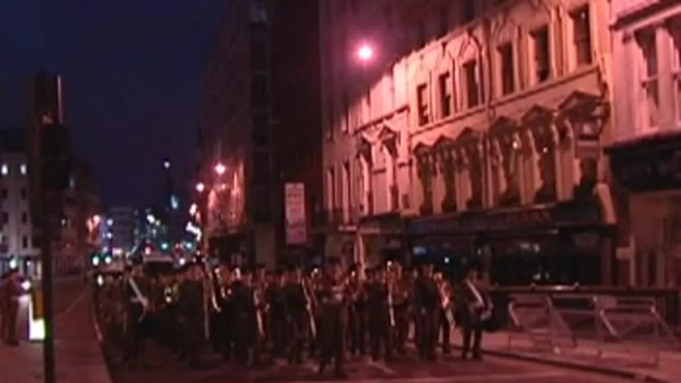 A Thatcher-temetés főpróbája – London