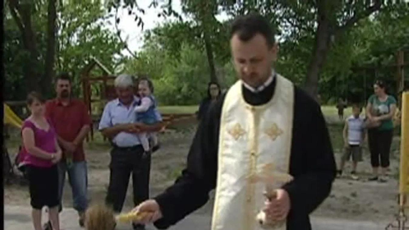 Tojáskocogtató verseny a deszki szerb közösség húsvétján